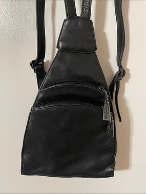 Wilsons Leather Black Leather Backpack